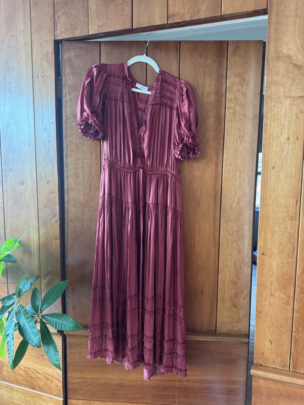 Ulla Johnson Silk pleated dress